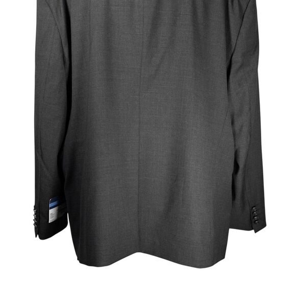 Stafford Mens 56R Gray Hopsack Blazer Sport Coat Jacket Big & Tall Stretch NWT - Picture 11 of 12